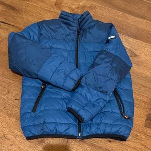 Zara Kids Teal Puffer Jacket. Size 9.